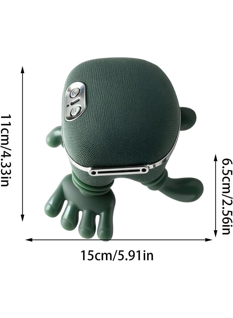 Wtrtr مدلك الرقبة والكتف الذكي - مدلك كهربائي عميق 4D بدون أسلاك مع تدليك حقيقي باليد، 3 سرعات لضبط الألم في الرقبة والكتفين والظهر والعضلات، قابل لإعادة الشحن، 1 قطعة، للرجال والنساء - Image 3